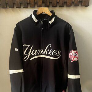 Majestic Authentic Collection, New York Yankees dugout jacket, XL, Navy